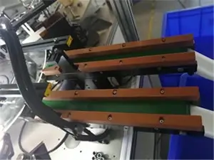 Conveyor belt blanking